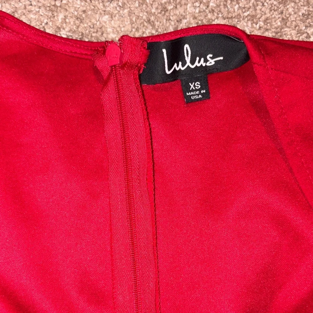 Lulus Enticing Endeavors Red Jumpsuit XS - Picture 5 of 5